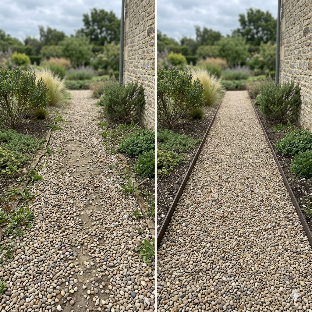 Landscape Adhesive for Mulch, Gravel & Sand – Weatherproof Binder for Beds, Paths & Slopes – Covers 86–130 sq ft | Thomler