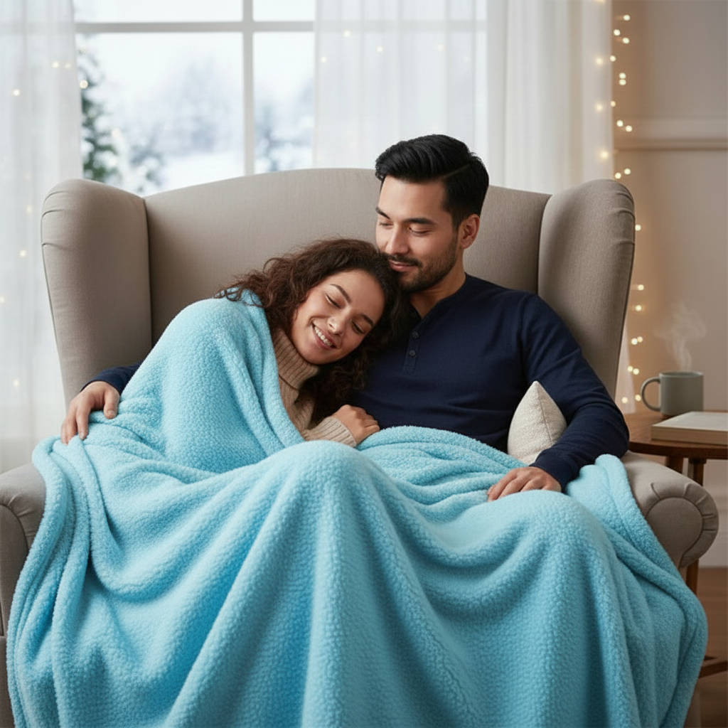 Moisture-Barrier Intimate Throw – Plush Waterproof Cover for Bed and Sofa Protection | Thomler