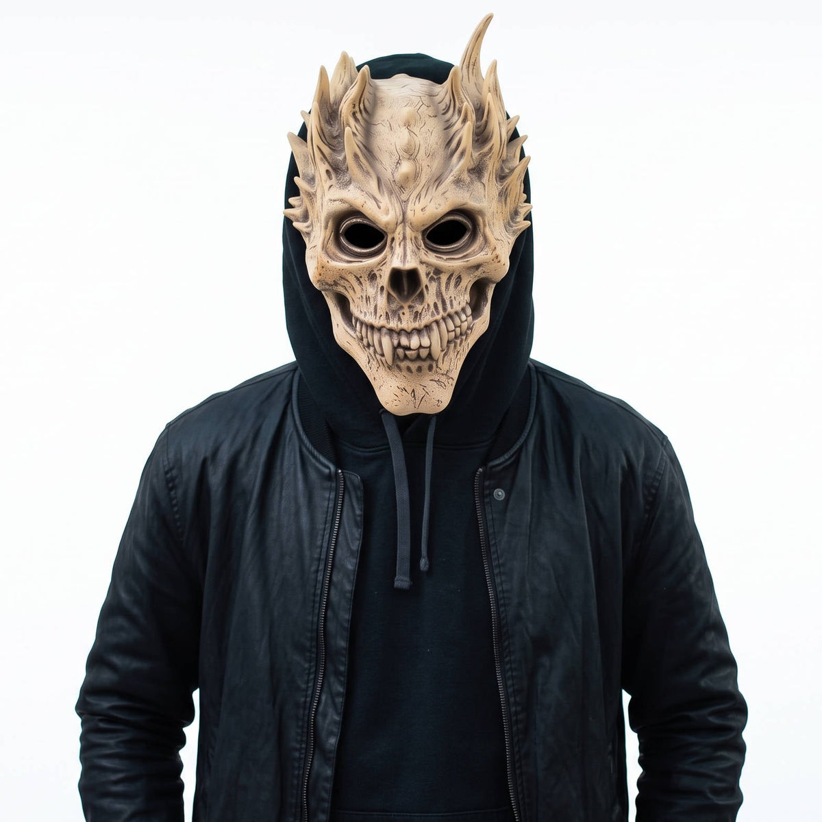 Full-Head Skull Mask – Realistic Latex Halloween Costume Accessory for Adults & Teens | Thomler