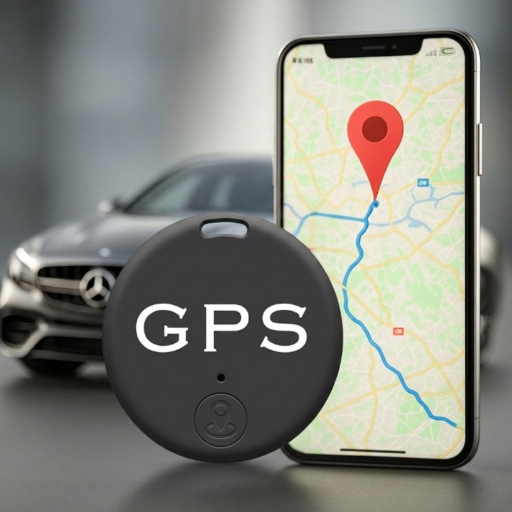 Compact Real-Time Location Tracker with Motion Alert for Vehicles, Luggage & Valuables – 2-Pack Magnetic GPS Device for iOS & Android | Thomler
