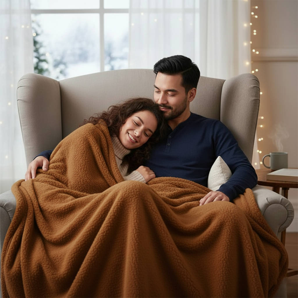 Moisture-Barrier Intimate Throw – Plush Waterproof Cover for Bed and Sofa Protection | Thomler