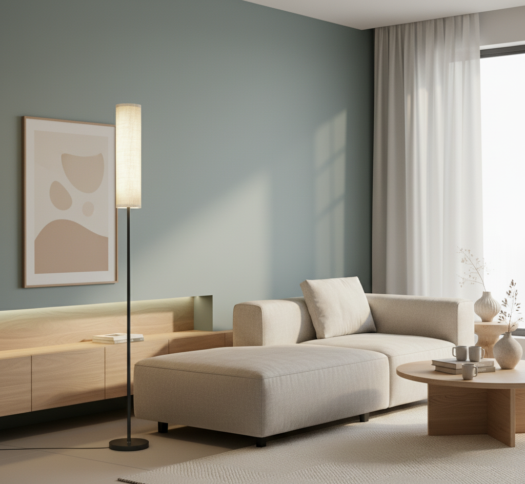 Adjustable LED Floor Lamp with Remote Control & Timer for Living Room & Bedroom | Thomler