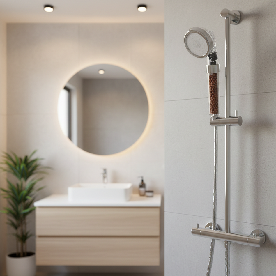 3-Mode Handheld Shower Head with Ion Filter – Water-Saving High-Pressure Spa Experience for Home Bathrooms | Thomler