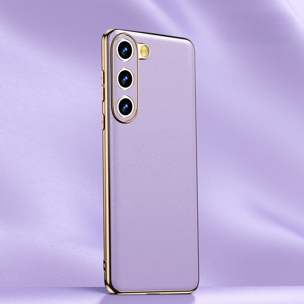 Premium Cowhide Phone Case for Samsung Galaxy with Metal Frame Wireless Charging Compatible | Thomler