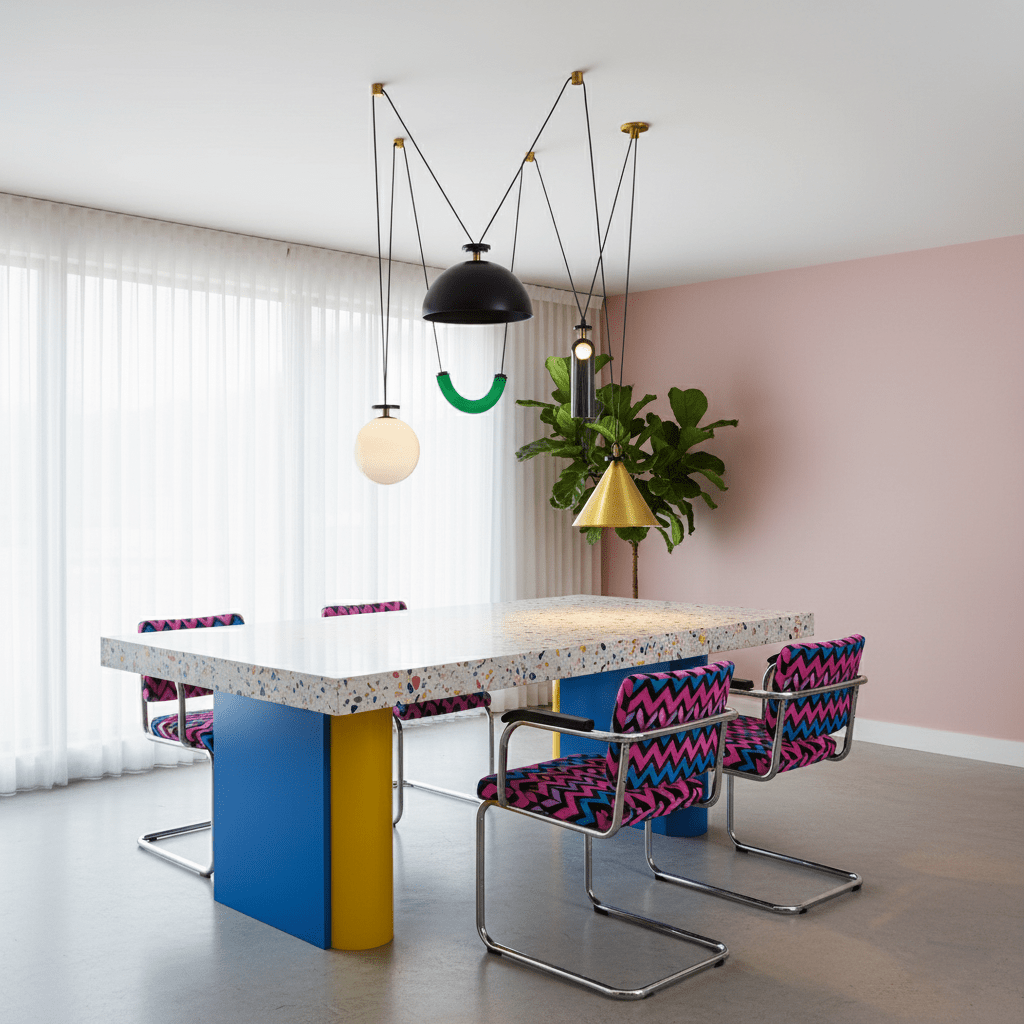 Metal Geometric Pendant Light 11.8 in Modular Ceiling Indoor Hanging Lamp | Thomler