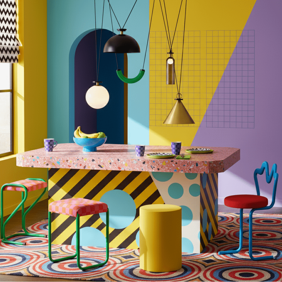 Metal Geometric Pendant Light 11.8 in Modular Ceiling Indoor Hanging Lamp | Thomler