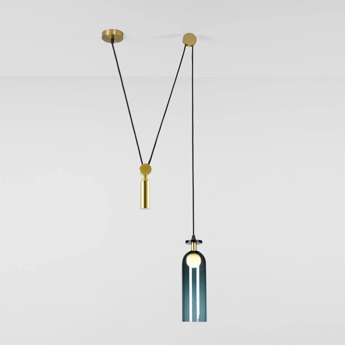 Metal Geometric Pendant Light 11.8 in Modular Ceiling Indoor Hanging Lamp | Thomler