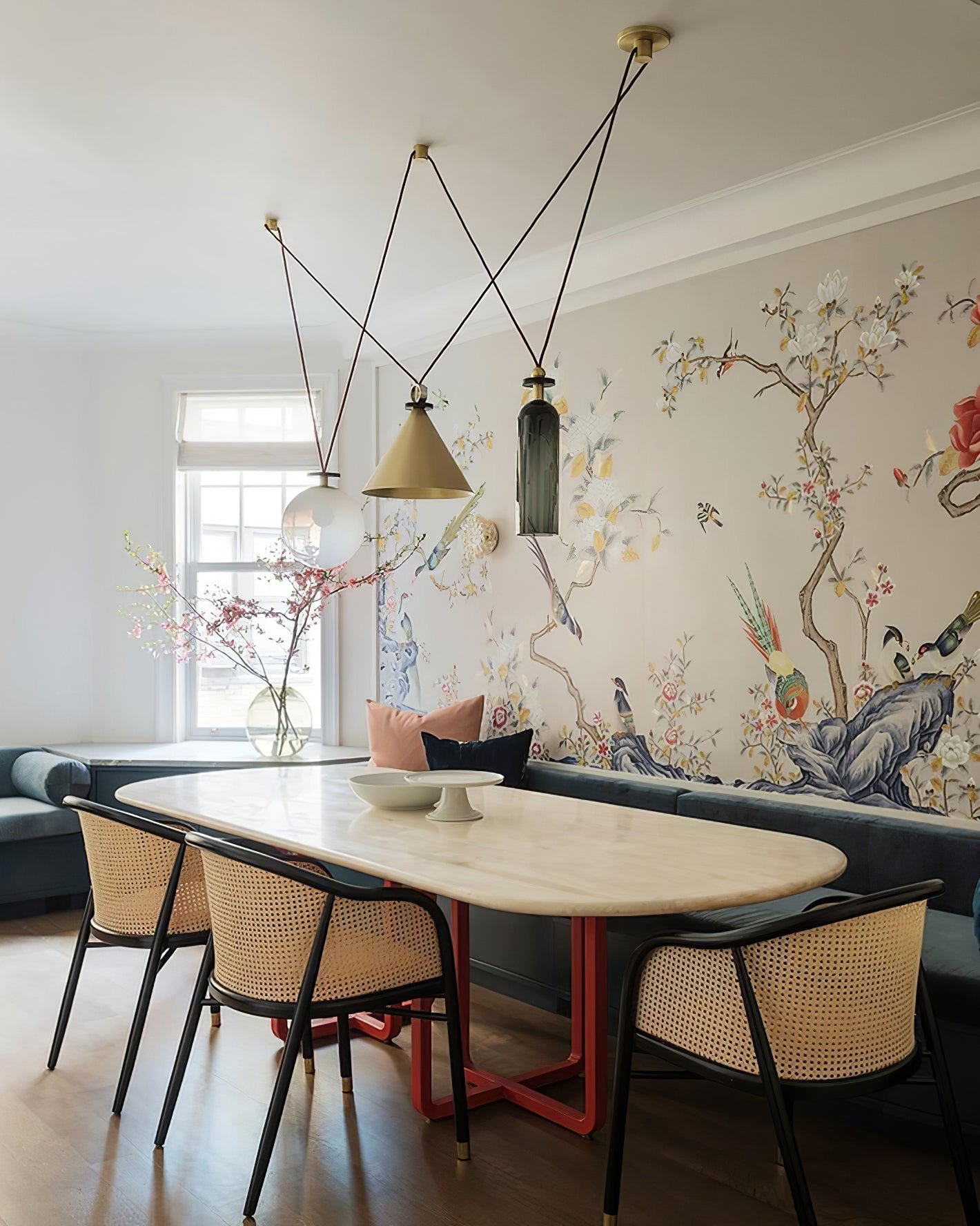 Metal Geometric Pendant Light 11.8 in Modular Ceiling Indoor Hanging Lamp | Thomler