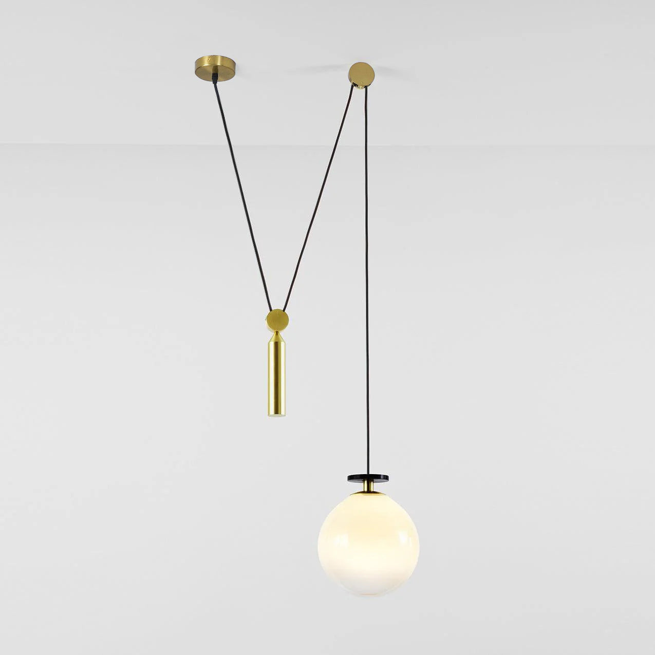 Metal Geometric Pendant Light 11.8 in Modular Ceiling Indoor Hanging Lamp | Thomler