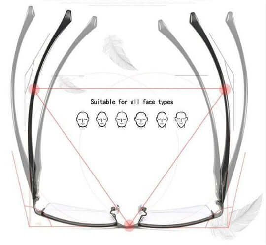 Screen Fatigue Relief Glasses Metal Frame Clear Lens Blue Light Blocking Eyewear for Computer Work Reading Everyday Wear | Thomler