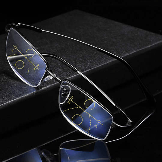 Screen Fatigue Relief Glasses Metal Frame Clear Lens Blue Light Blocking Eyewear for Computer Work Reading Everyday Wear | Thomler