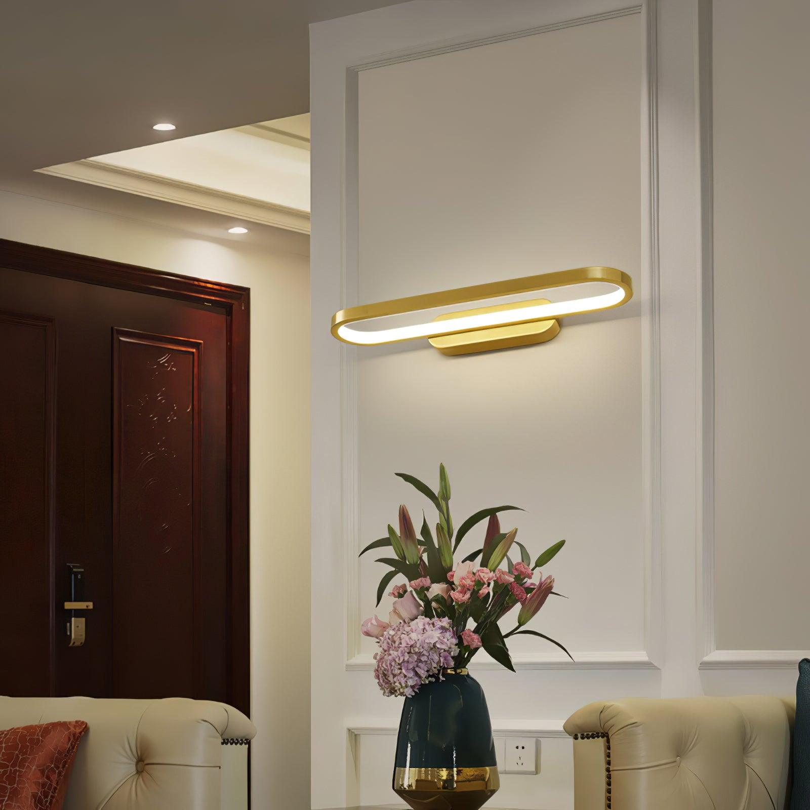 Wall Lamp Brass 40.0 cm White LED Bathroom Mirror Living Room Vanity Light Warm Neutral Cool White Accent Lighting | Thomler