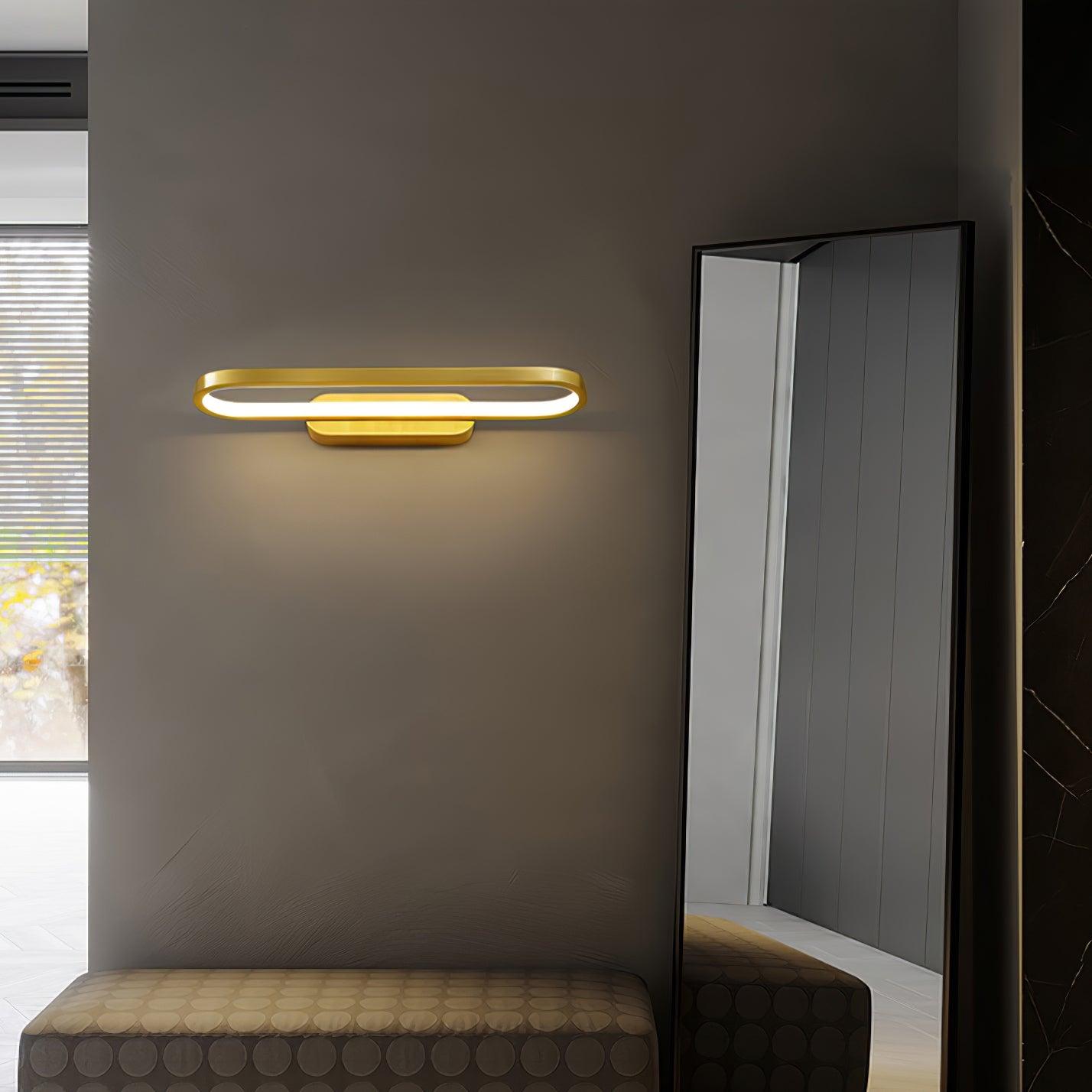Wall Lamp Brass 40.0 cm White LED Bathroom Mirror Living Room Vanity Light Warm Neutral Cool White Accent Lighting | Thomler