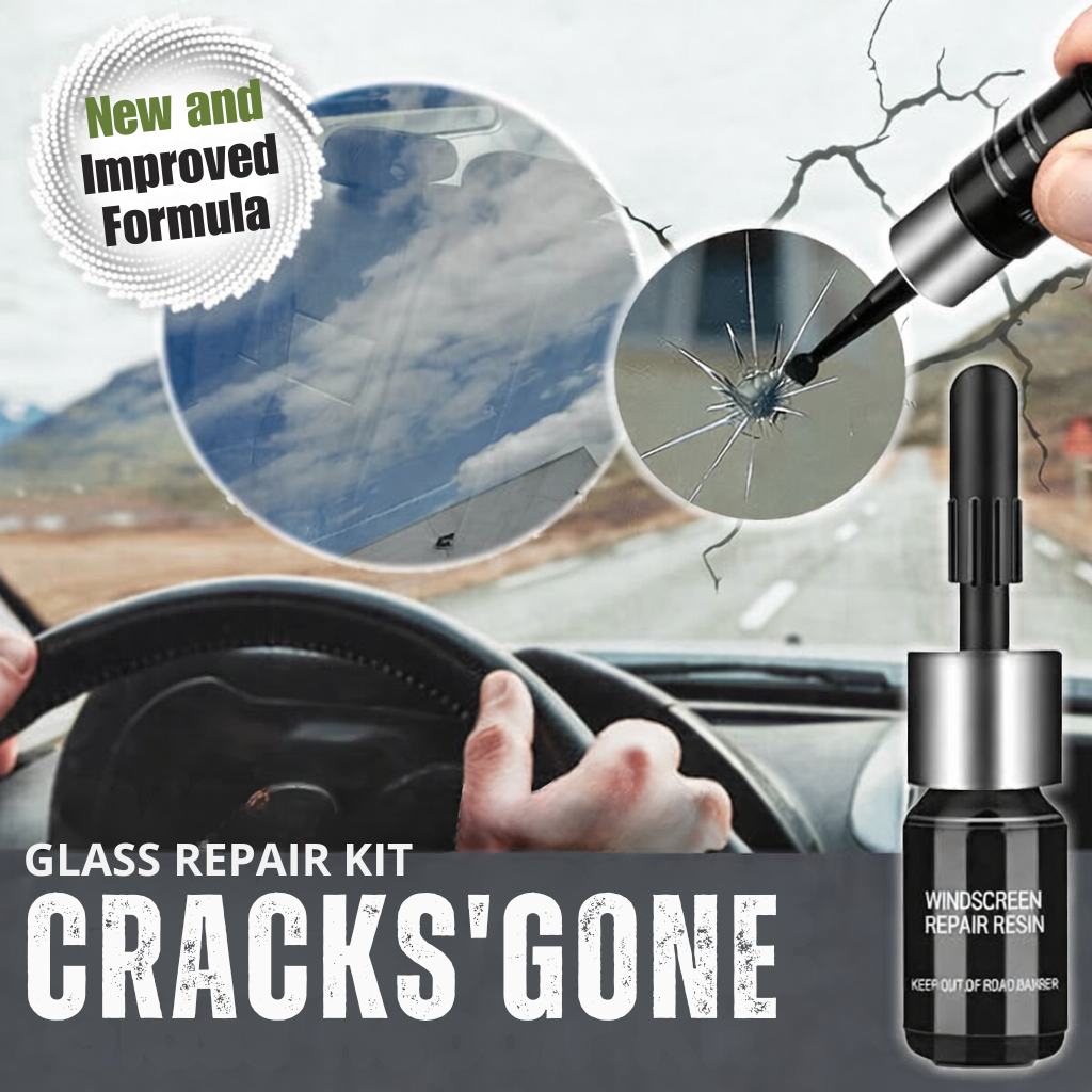 Windshield Crack Repair Kit for Auto Glass & Screens DIY Chip Fix Resin Sealer for Car Windows Mobile Displays Vehicle Maintenance Tool Clea | Thomler
