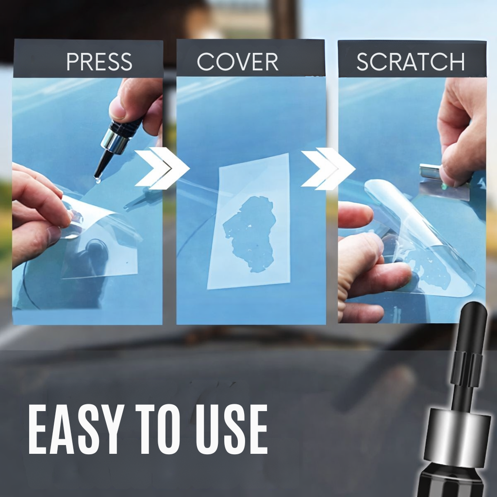Windshield Crack Repair Kit for Auto Glass & Screens DIY Chip Fix Resin Sealer for Car Windows Mobile Displays Vehicle Maintenance Tool Clea | Thomler