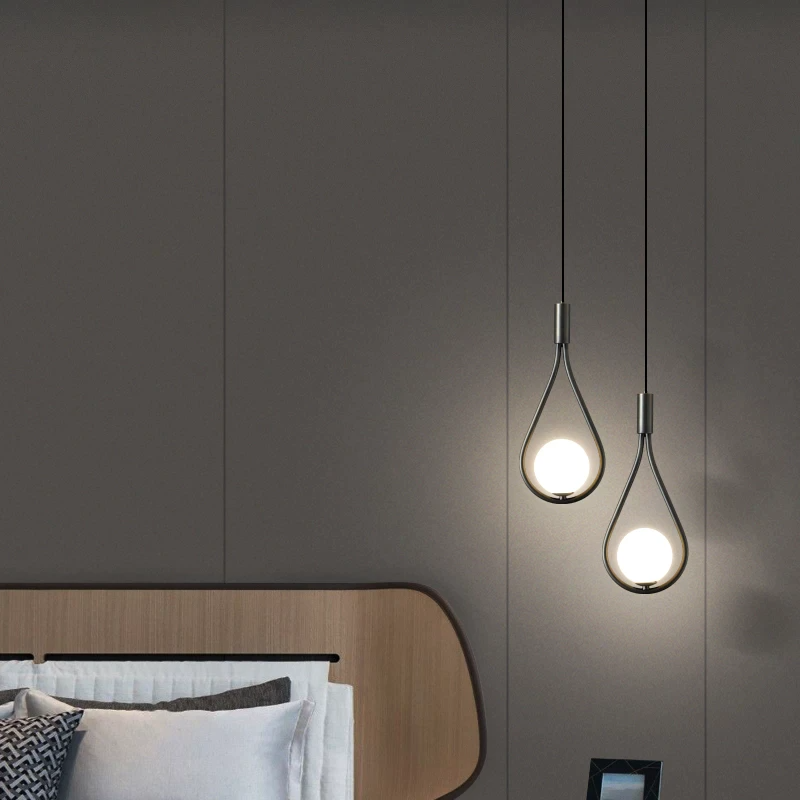 Sleek Adjustable Hanging Lamp with Directional Shade – Black or Gold Finish – Dining Room, Kitchen Island & Bedroom Ceiling Fixture | Thomler