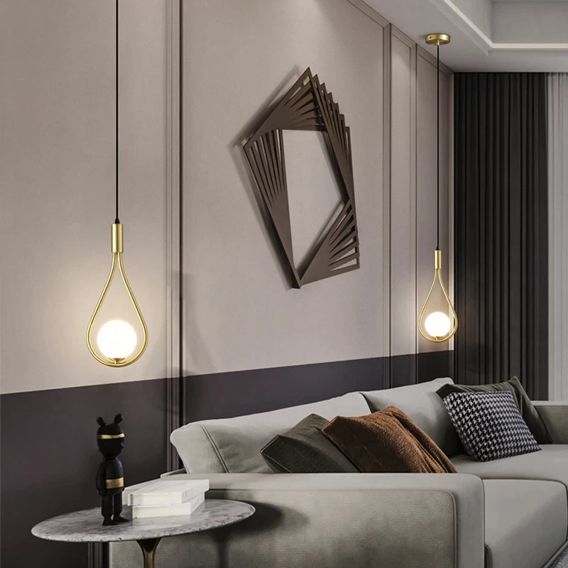 Sleek Adjustable Hanging Lamp with Directional Shade – Black or Gold Finish – Dining Room, Kitchen Island & Bedroom Ceiling Fixture | Thomler