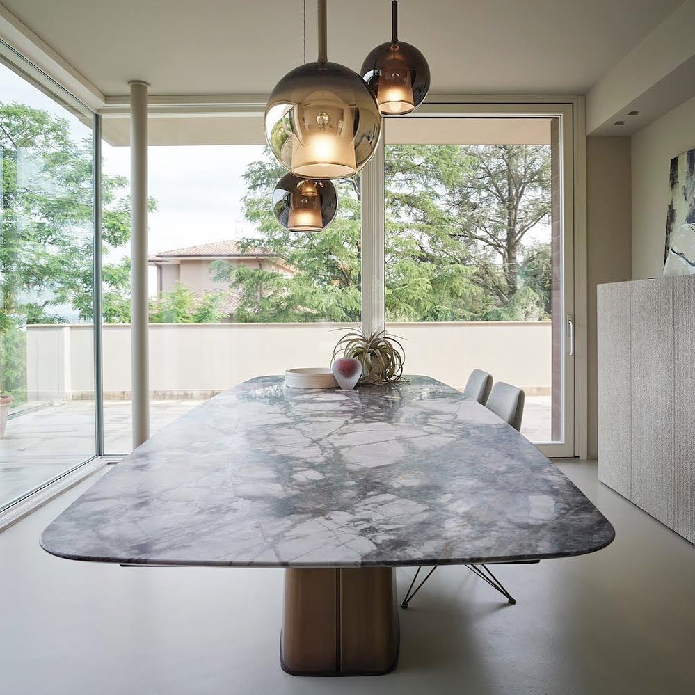 Pendant Light Glass Dome 9.8 in Indoor Dining Room Kitchen Island Ceiling Lamp | Thomler
