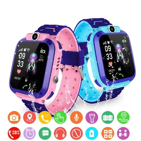 Kids GPS Tracker Smartwatch with SOS Button & School Mode for Boys and Girls | Thomler