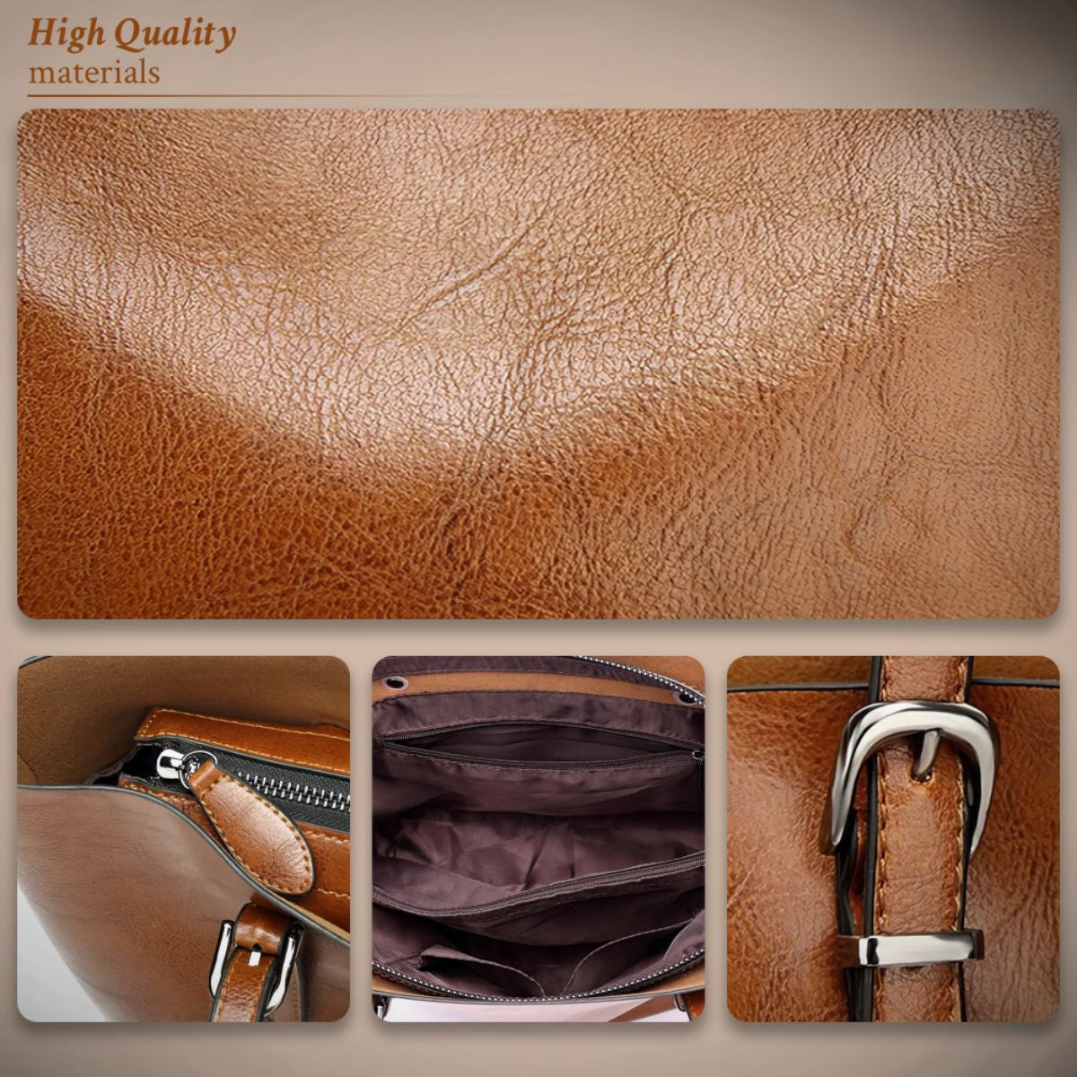 Genuine Leather Shoulder Bag Women's Vintage Flap Purse Adjustable Strap Crossbody Handbag for Everyday Travel Work Casual & Formal | Thomler