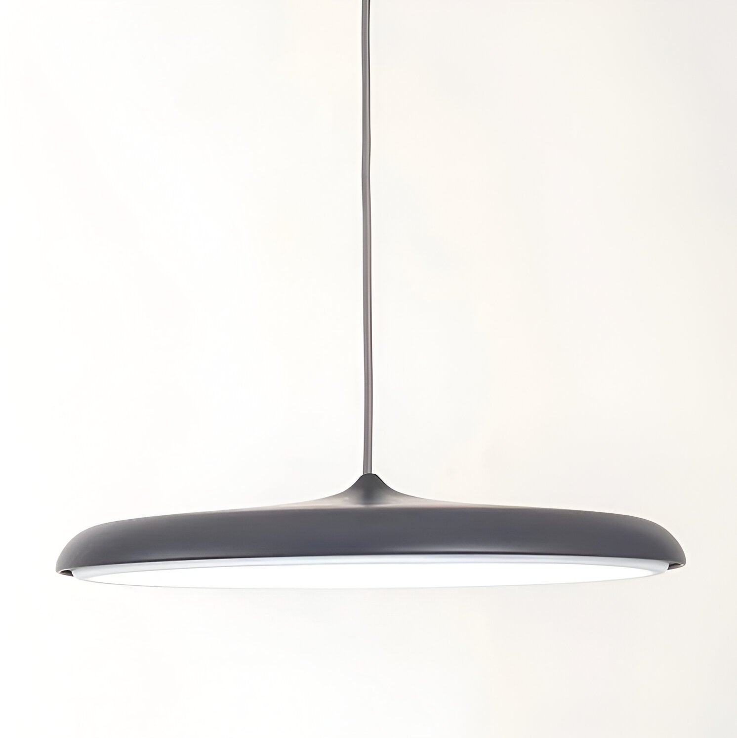Pendant Light Zinc Alloy 25.0 cm (9.8") LED 4000K Rose Gold Living Room Bedroom Saucer Ceiling Hanging Lamp Adjustable | Thomler