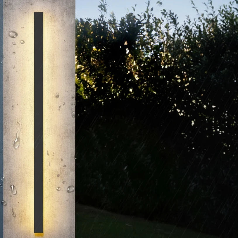 Outdoor Linear LED Wall Sconce – Weatherproof Aluminum Exterior Light for Entryway, Patio & Garden | Thomler