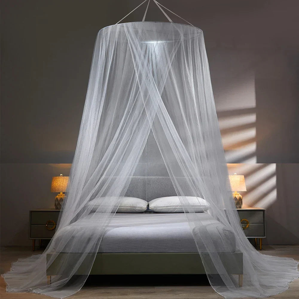 Pop-Up Mosquito Net Tent for Full Size Bed – Freestanding Bug Screen for Bedroom & Camping Travel | Thomler