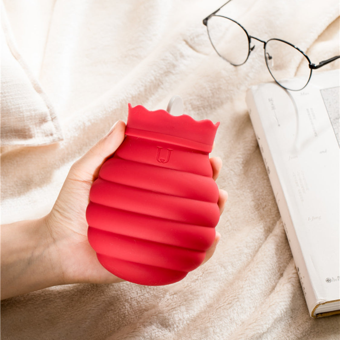 Microwavable Silicone Hot Water Bottle for Pain Relief & Warmth | Thomler