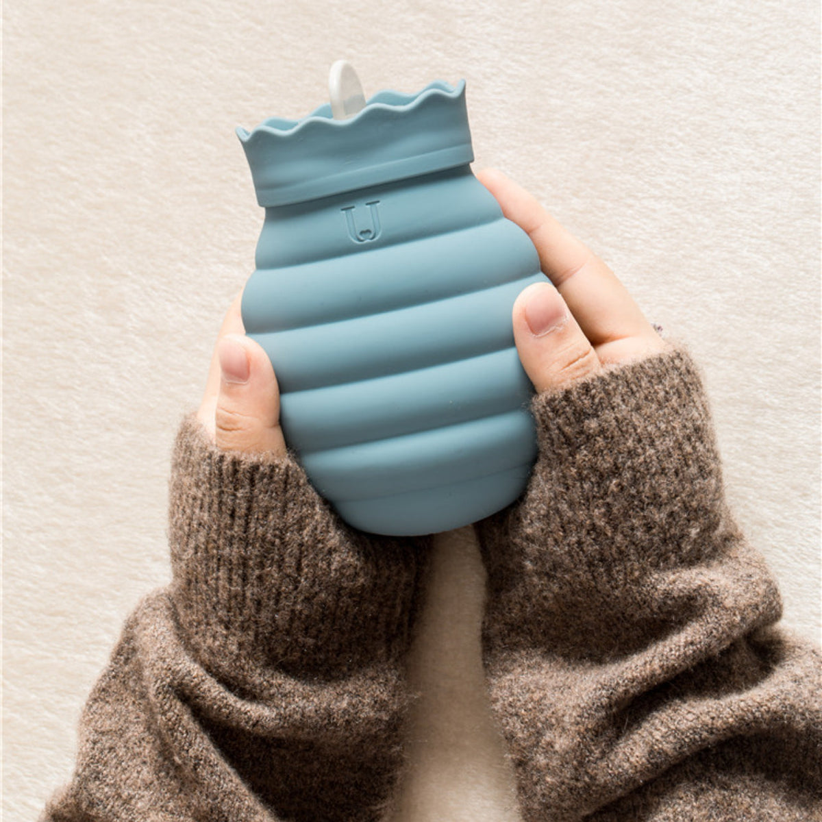 Microwavable Silicone Hot Water Bottle for Pain Relief & Warmth | Thomler