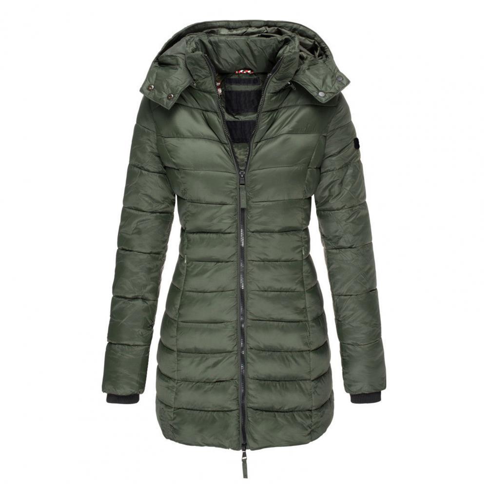 Women's Hooded Trench Coat – Oversized Warm Jacket for Fall Winter Spring – Water-Resistant Long Windbreaker | Thomler