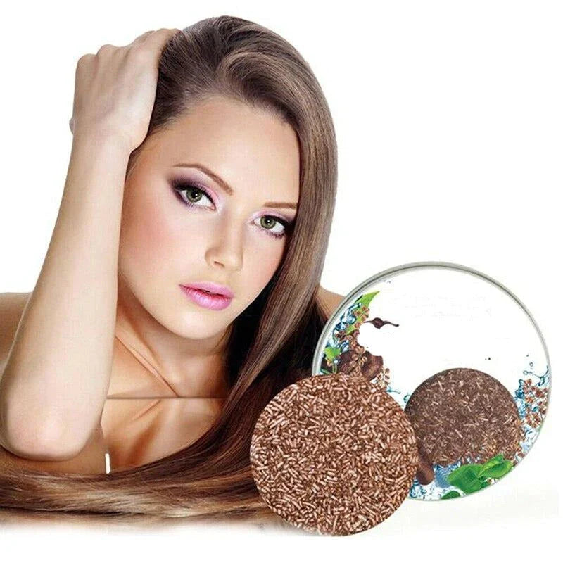 Natural Hair Darkening Shampoo Bar – Restores Color, Boosts Volume & Nourishes Scalp | Thomler