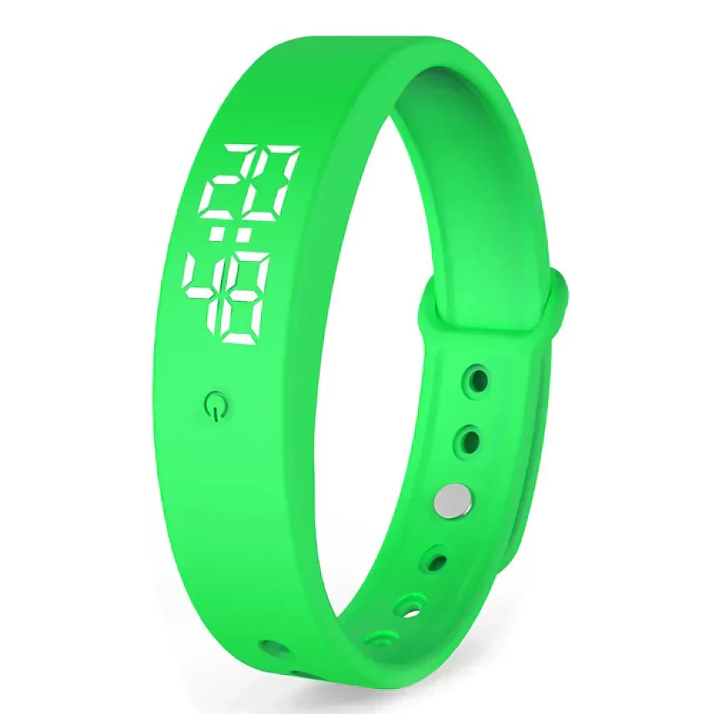 Digital Fitness Watch with Vibration Alerts, Waterproof LED Sports Wristwatch for Swimming and Running | Thomler