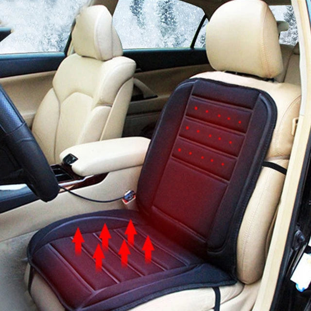 12V Car Seat Heating Pad Full Body Warmer for Winter Driving with Fast Heat-Up & Universal Fit for SUVs Trucks Vans | Thomler