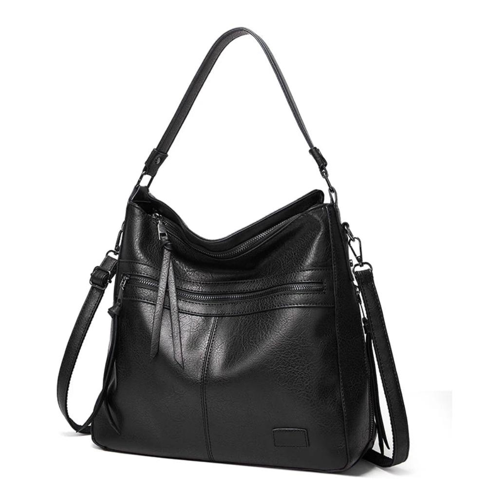 Genuine Leather Crossbody Shoulder Bag for Women with Adjustable Strap & Magnetic Flap | Premium Handbag Purse for Daily Use, Work, Travel | Thomler