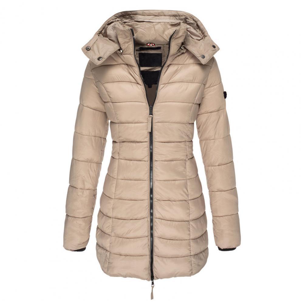 Women's Hooded Trench Coat – Oversized Warm Jacket for Fall Winter Spring – Water-Resistant Long Windbreaker | Thomler