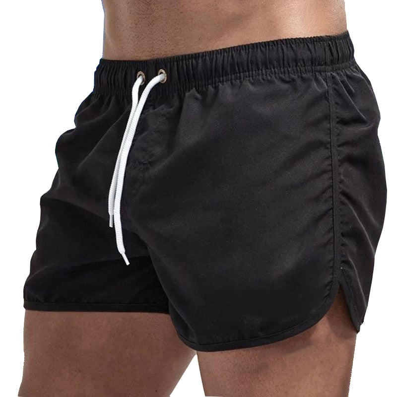 Men's Quick-Dry Swim Trunks with Drawstring & Back Pocket – Vibrant Colors for Beach & Pool | Thomler