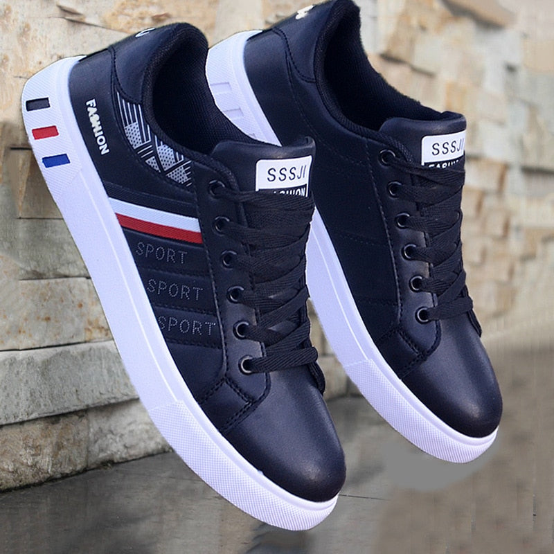 Men's Casual Fashion Sneakers – Comfortable Everyday Athletic Shoes with Contrast Details for Jeans, Shorts & Casual Wear | Thomler