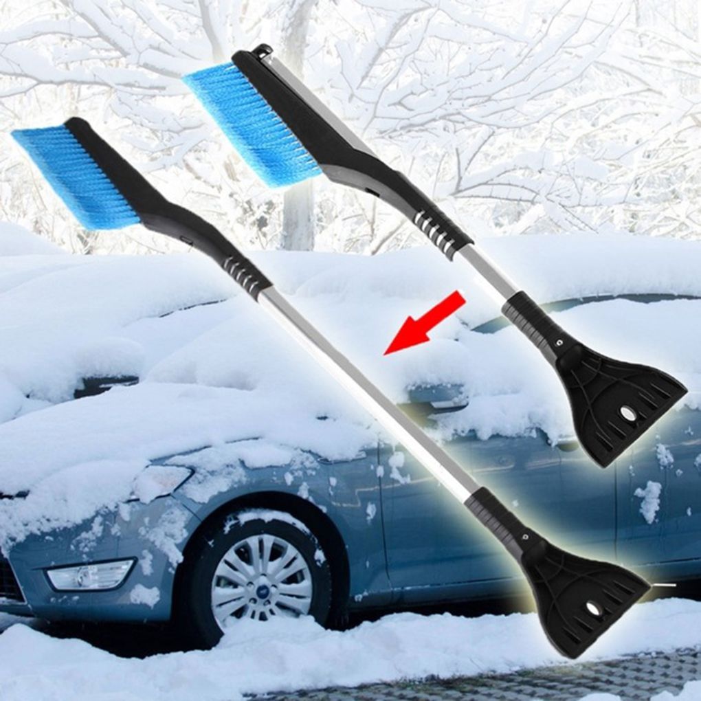 Telescoping Snow Brush & Ice Scraper for Windshields – Extendable Winter Car Tool | Thomler
