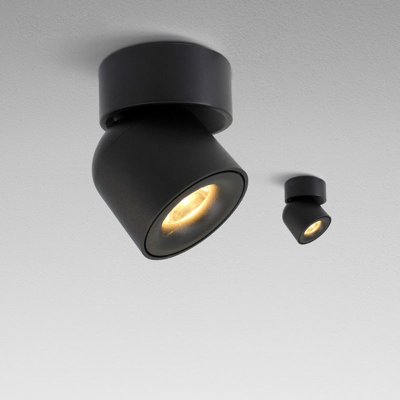 Rotating Cylinder Ceiling Spotlight – Directional Task & Accent Lighting for Kitchen, Living Room & Hallway | Thomler