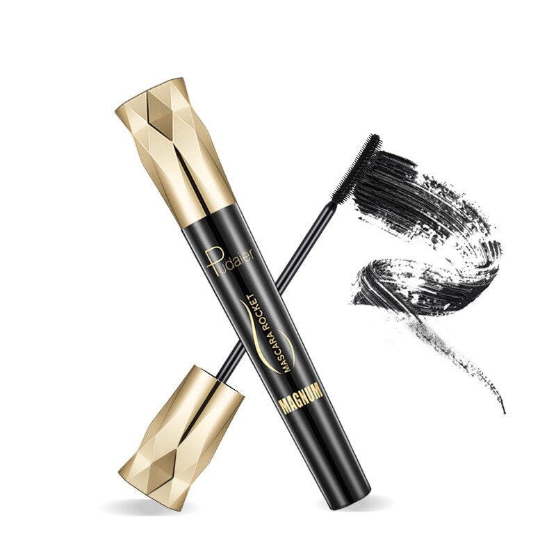 Fiber Lash Mascara for Lengthening & Volume - Smudge-Proof Formula for All-Day Wear - Hypoallergenic Eye Makeup for Sensitive Eyes & | Thomler