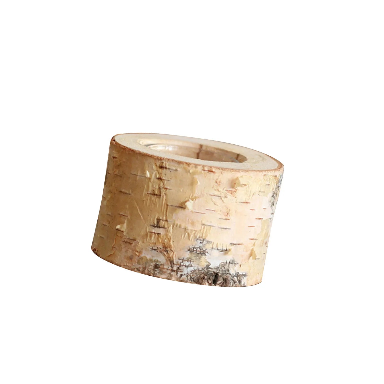 Candle Holder Birch Wood 2–8 in Rustic Centerpiece Living Room Decorative Accent | Thomler