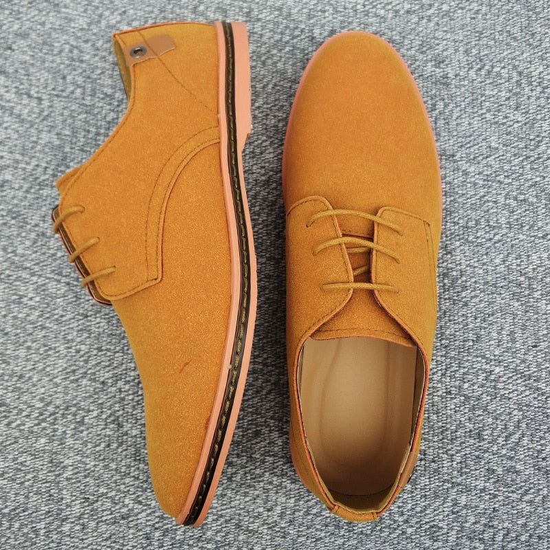 Men's Lace-Up Oxford Dress Shoes – Classic Leather Design for Work & Casual Wear, Versatile Formal Footwear | Thomler
