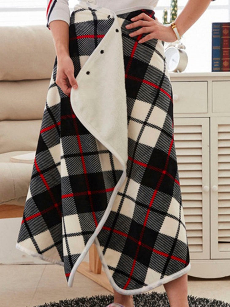Wearable Heated Throw Blanket for Women – Portable Electric Wrap with Cozy Fleece – Hands-Free Design for Shoulders & Lap – Perfect for | Thomler