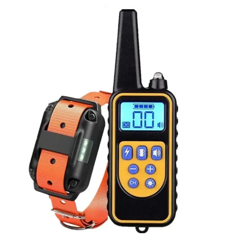 Rechargeable Remote Dog Training Collar with Vibration & Sound Modes – Waterproof E-Collar for All Breeds, 2600 ft Range | Thomler