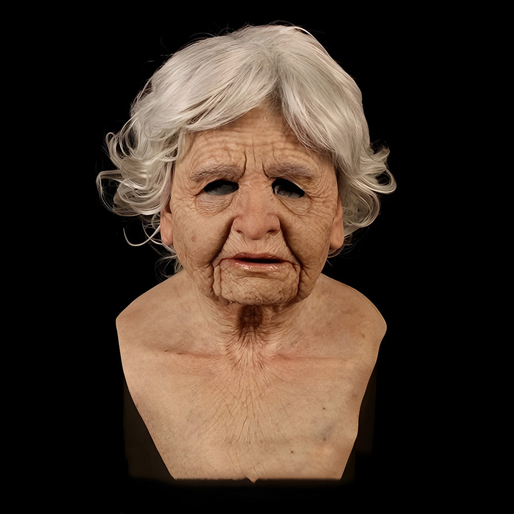 Realistic Latex Old Man Full Head Mask for Halloween, Cosplay, Theater and Costume Parties | Thomler