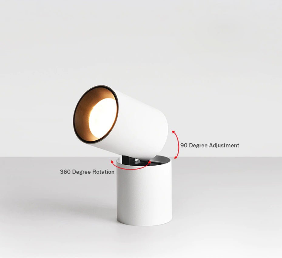 Pivoting LED Ceiling Spot 7W 12W Directional Accent Light for Kitchen Living Room Office Retail | Thomler