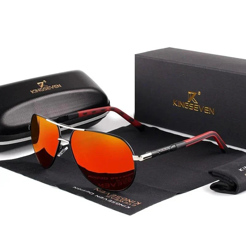 Men's Polarized Retro Sunglasses with UV400 Protection for Driving & Outdoor Activities | Thomler