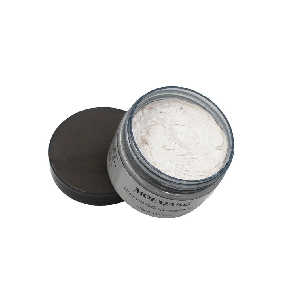 Temporary Hair Color Styling Wax - Washable Hair Dye for Bold Looks - 4.2 oz Jar | Thomler