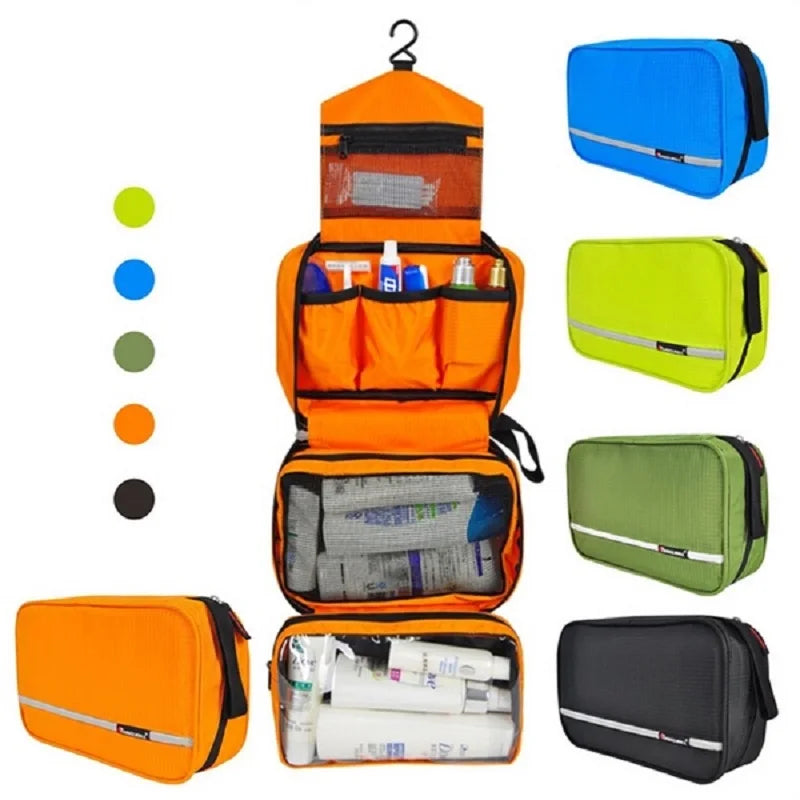 Large Water-Resistant Toiletry Bag for Travel – Spacious Organizer Pouch for Men & Women with Handle & Zippered Compartments for Gym | Thomler