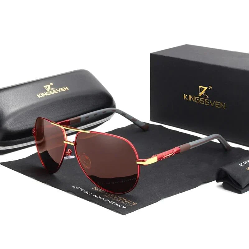Men's Polarized Retro Sunglasses with UV400 Protection for Driving & Outdoor Activities | Thomler